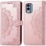 imoshion Etui de téléphone portefeuille Mandala Nokia X30 - Rose Dorée