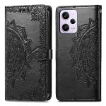 imoshion Etui de téléphone portefeuille Mandala Xiaomi Redmi Note 12 Pro Plus - Noir