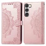 imoshion Etui de téléphone portefeuille Mandala Samsung Galaxy S23 Plus - Rose Dorée