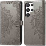 imoshion Etui de téléphone portefeuille Mandala Samsung Galaxy S23 Ultra - Gris