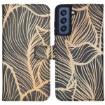 iMoshion Coque silicone design Galaxy S21 FE - Golden Leaves