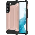 iMoshion Coque Rugged Xtreme Samsung Galaxy S22 - Rose Dorée