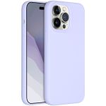 Accezz Coque Liquid Silicone iPhone 14 Pro Max - Violet