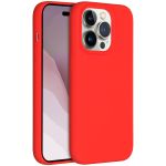 Accezz Coque Liquid Silicone avec MagSafe iPhone 14 Pro - Rouge