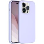 Accezz Coque Liquid Silicone avec MagSafe iPhone 14 Pro - Violet