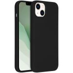 Accezz Coque Liquid Silicone avec MagSafe pour l'iPhone 14 Plus - Noir