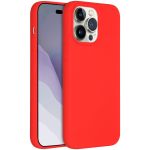 Accezz Coque Liquid Silicone avec MagSafe iPhone 14 Pro Max - Rouge