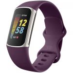 iMoshion Bracelet silicone Fitbit Charge 5 / Charge 6 - Taille L - Violet