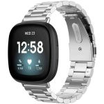 imoshion Bracelet en acier le Fitbit Versa 4 / 3 / Sense (2) - Argent