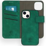 imoshion Etui de téléphone de type portefeuille de luxe 2-en-1 amovible iPhone 14 - Vert foncé