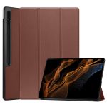 iMoshion Coque tablette Trifold Samsung Galaxy Tab S8 Ultra - Brun