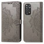 iMoshion Etui de téléphone portefeuille Mandala Xiaomi Redmi Note 11 (4G) / Note 11S (4G) - Gris