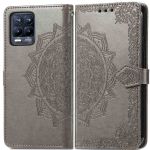 imoshion Etui de téléphone portefeuille Mandala Realme 8 (Pro) - Gris