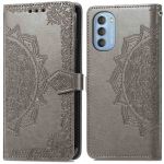 iMoshion Etui de téléphone portefeuille Mandala Motorola Moto G51 - Gris