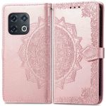 iMoshion Etui de téléphone portefeuille Mandala OnePlus 10 Pro - Rose Dorée