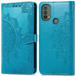 iMoshion Etui de téléphone portefeuille Mandala Motorola Moto E30 / E40 - Turquoise