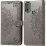 iMoshion Etui de téléphone portefeuille Mandala Motorola Moto E30 / E40 - Gris