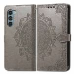 imoshion Etui de téléphone portefeuille Mandala Motorola Moto G200 - Gris