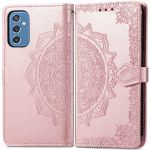 iMoshion Etui de téléphone portefeuille Mandala Samsung Galaxy M52 - Rose Champagne