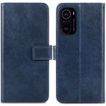 iMoshion Étui de téléphone portefeuille Luxe Xiaomi Poco F3 - Bleu foncé