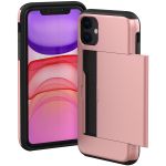 iMoshion Coque arrière avec porte-cartes iPhone 11 - Rose Dorée