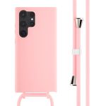 imoshion ﻿Coque en silicone avec cordon Samsung Galaxy S23 Ultra - Rose