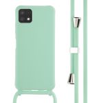 imoshion ﻿Coque en silicone avec cordon Samsung Galaxy A22 (5G) - Menthe verte