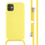 iMoshion ﻿Coque en silicone avec cordon iPhone 11 - Jaune