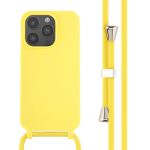 imoshion ﻿Coque en silicone avec cordon iPhone 14 Pro - Jaune