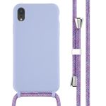 imoshion ﻿Coque en silicone avec cordon iPhone Xr - Violet