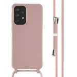 imoshion ﻿Coque en silicone avec cordon Samsung Galaxy A33 - Sand Pink