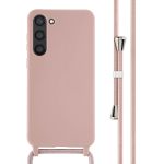 imoshion ﻿Coque en silicone avec cordon Samsung Galaxy S23 Plus - Sand Pink