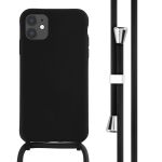 iMoshion ﻿Coque en silicone avec cordon iPhone 11 - Noir