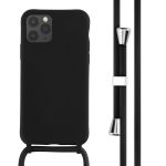 iMoshion ﻿Coque en silicone avec cordon iPhone 11 Pro - Noir