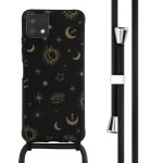 iMoshion Coque design en silicone avec cordon Samsung Galaxy A22 (5G) - Sky Black