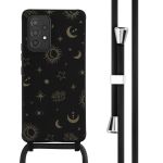 imoshion Coque design en silicone avec cordon Samsung Galaxy A53 - Sky Black