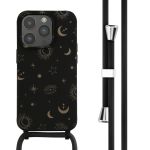 iMoshion Coque design en silicone avec cordon iPhone 14 Pro - Sky Black