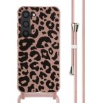 iMoshion Coque design en silicone avec cordon Samsung Galaxy S23 - Animal Pink