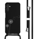 imoshion Coque design en silicone avec cordon Samsung Galaxy A14 (4G) - Dandelion Black