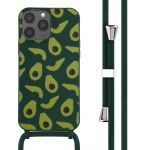 iMoshion Coque design en silicone avec cordon iPhone 13 Pro Max - Avocado Green