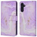 imoshion ﻿Étui de téléphone portefeuille Design Samsung Galaxy A14 (5G/4G) - Purple Marble