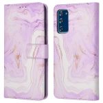 imoshion ﻿Étui de téléphone portefeuille Design Samsung Galaxy S20 FE - Purple Marble