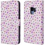 iMoshion ﻿Étui de téléphone portefeuille Design Samsung Galaxy S9 - Purple Flowers