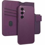 Accezz Étui de téléphone portefeuille en cuir 2-en-1 avec MagSafe Samsung Galaxy S24 Plus - Heath Purple