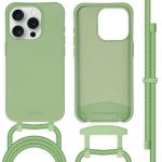 imoshion Coque de couleur avec cordon amovible iPhone 15 Pro - Vert