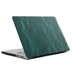 Selencia Coque en velours MacBook Pro 13 pouces (2020 / 2022) - A2289 / A2251 - Vert foncé