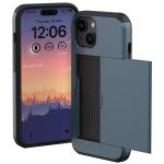 iMoshion Coque arrière avec porte-cartes iPhone 15 - Bleu foncé