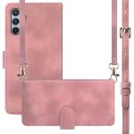 imoshion Etui de téléphone portefeuille avec cordon Samsung Galaxy A54 (5G) - Rose