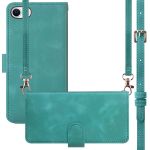 imoshion Etui de téléphone portefeuille avec cordon iPhone SE (2022 / 2020) / 8 / 7 - Turquoise