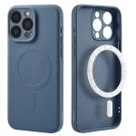 imoshion Coque Couleur avec MagSafe iPhone 15 Pro Max - Bleu foncé